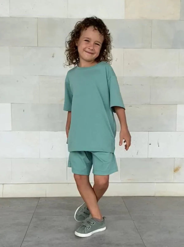 Cotton T-Shirt in Feldspar